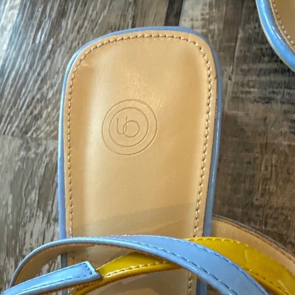 Urban Outfitters Molly Multicolor Strappy Ankle Wrap Heeled Sandals Size 9 - Picture 4 of 9